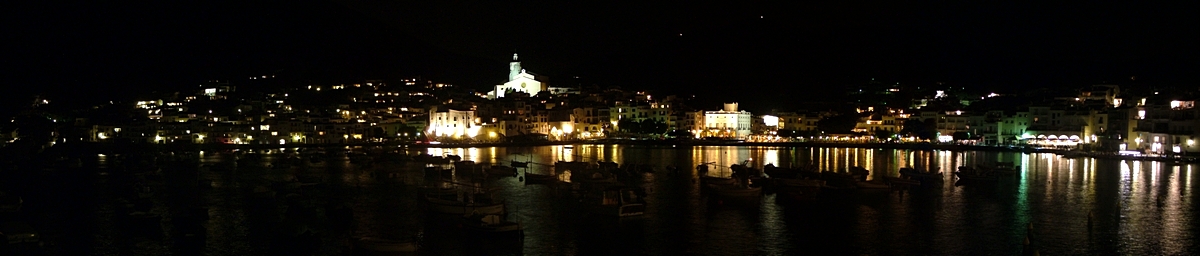 cadaquesnuit - 5images paysage.jpg - Cadaquès - 5img (2.30m x 49cm)